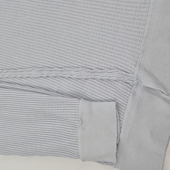 Free People Oversized Buttercup v-neck ribbed knit Thermal Top - Picture 5 of 12